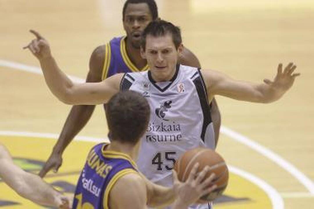 R.Seibutis nežaidė, bet „Bizkaia“ laimėjo  