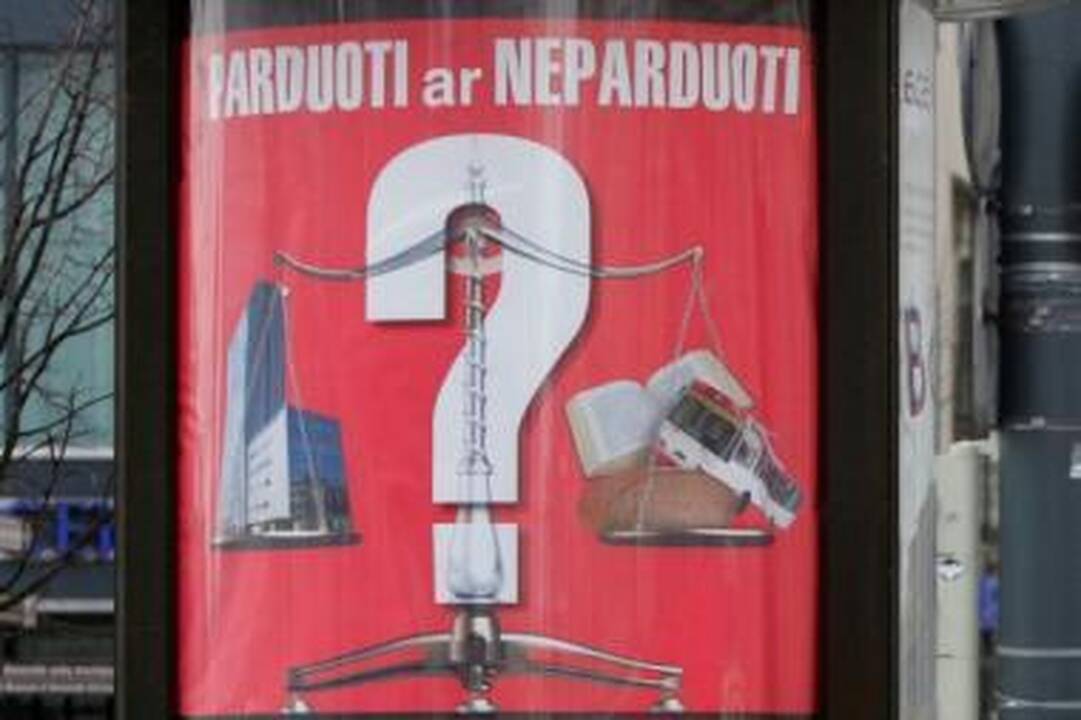 Vilniaus valdžia reklamuoja turto išpardavimą (papildyta)