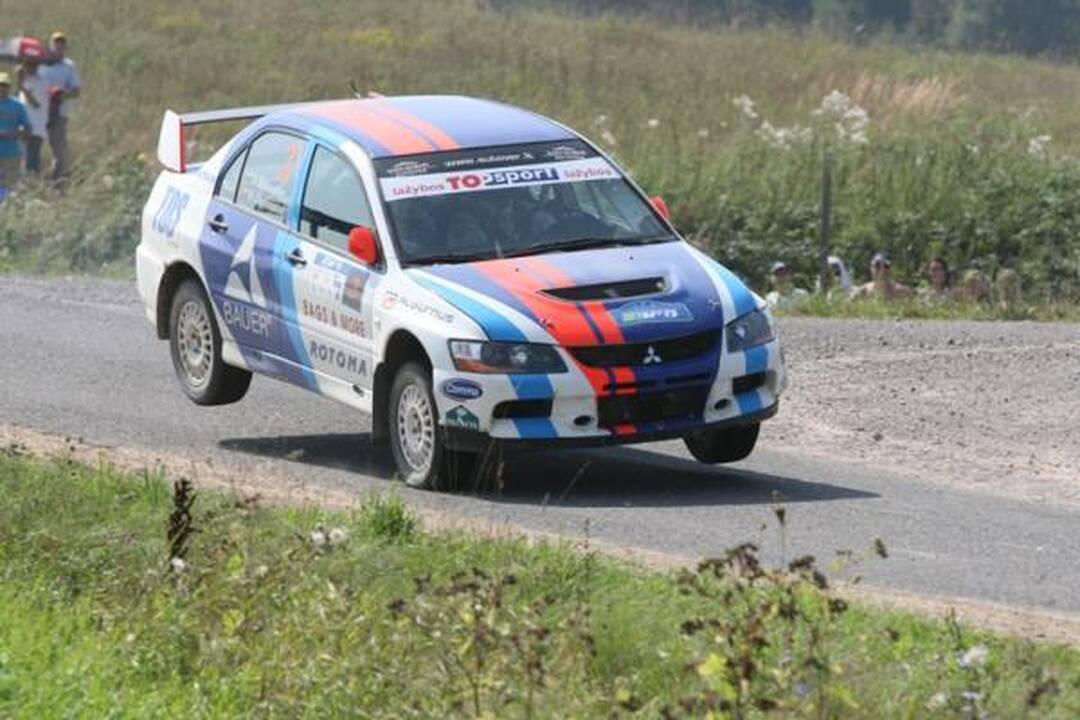 Zarasų „300 ežerų ralio“ nugalėtojas - Vytautas Švedas