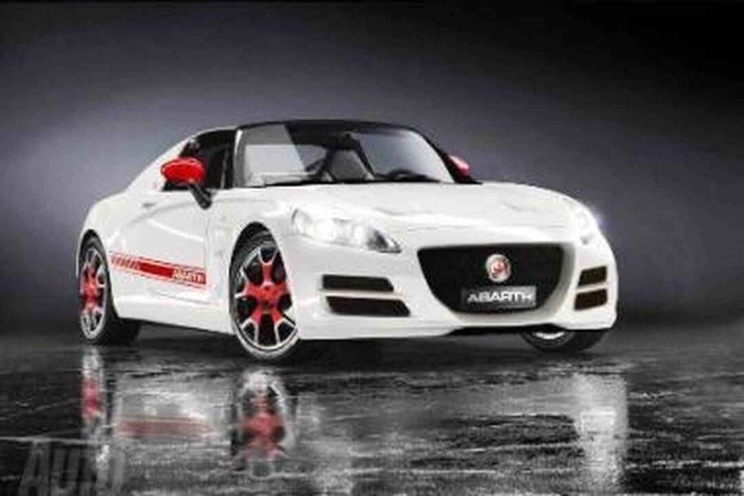 Sportinio "Abarth" sugrįžtuvės