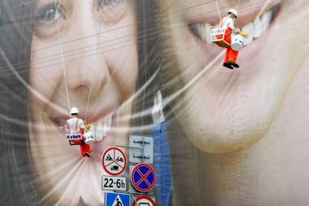 Kaune sumažinta rinkliava už išorinę reklamą