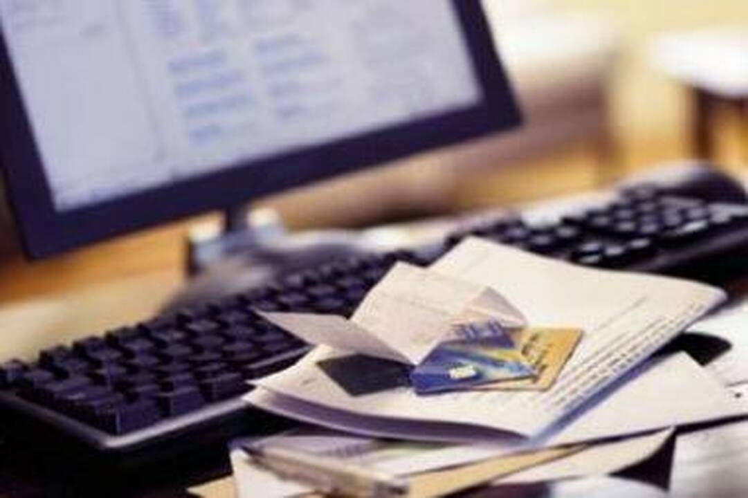 Už naudojimąsi elektronine sąskaita – kompiuteris