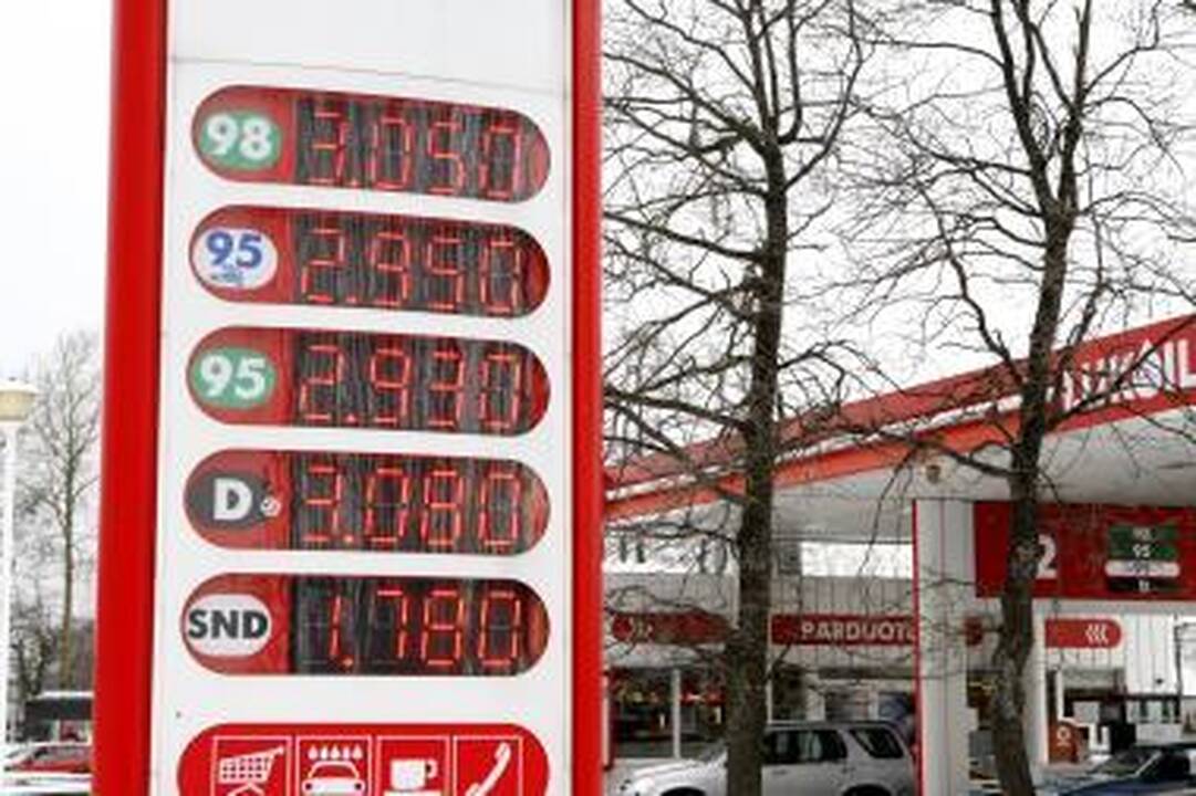 Degalus brangino ir eilės, ir akcizai