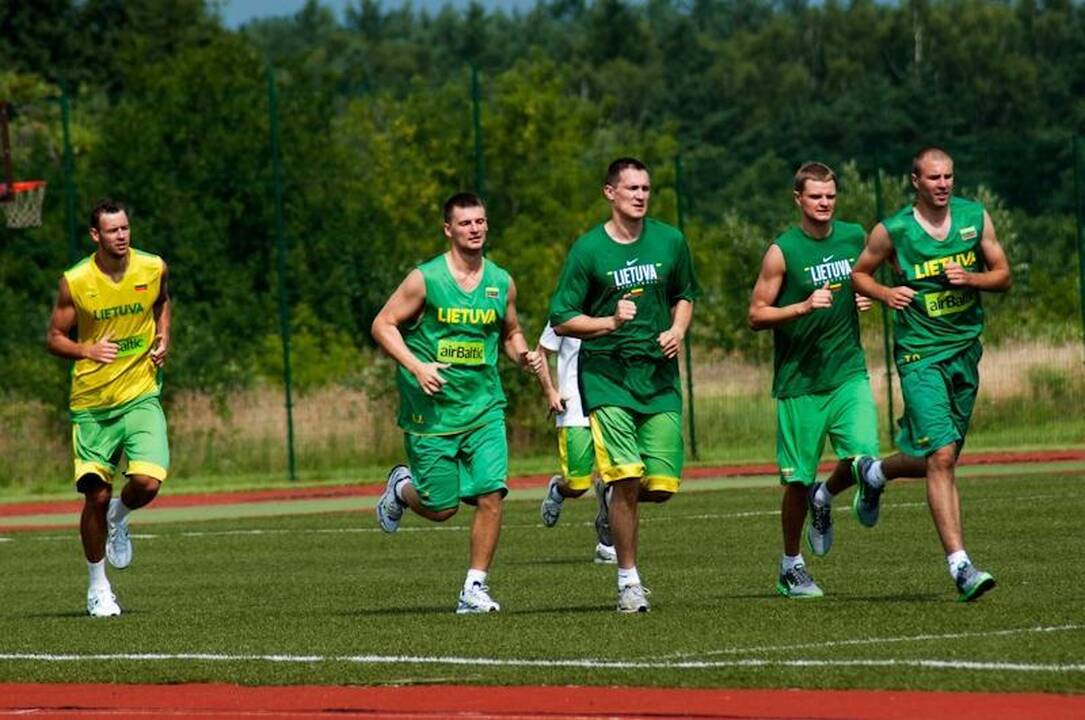 Lietuvos vyrų krepšinio rinktinė baigė atostogas