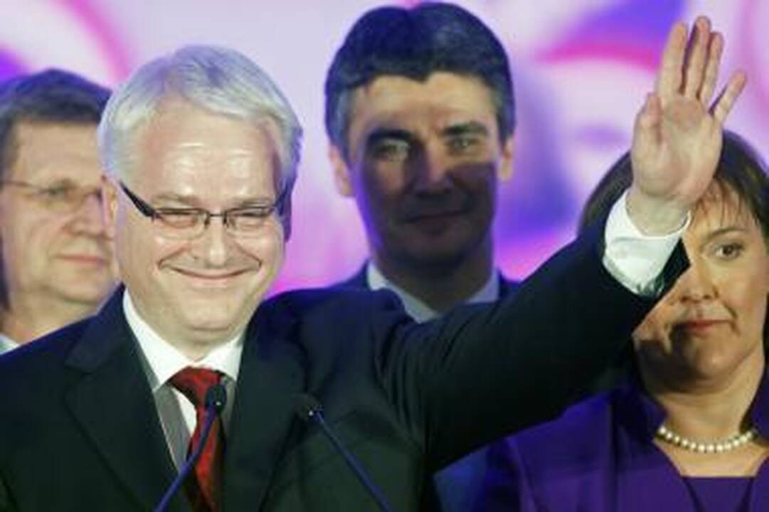 Kroatijos prezidento rinkimus laimėjo I.Josipovičius