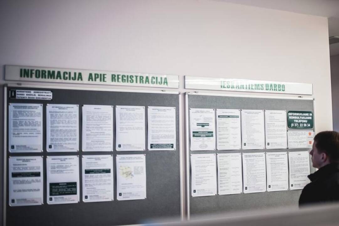 Darbo biržoje ankšta ir     tarpušvenčiu