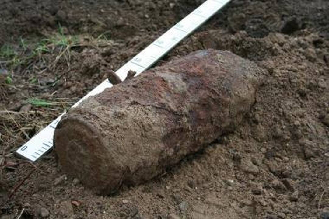 Rastas pavojingas Antrojo pasaulinio karo sprogmuo