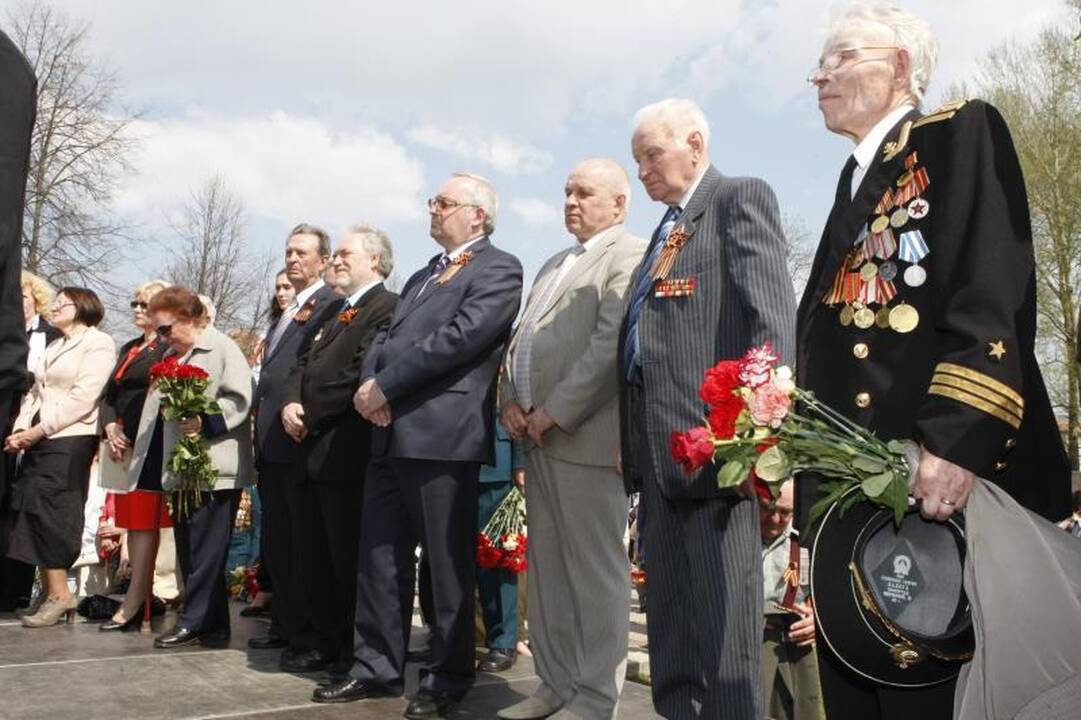 Klaipėdiečiai paminėjo  Pergalės dieną   