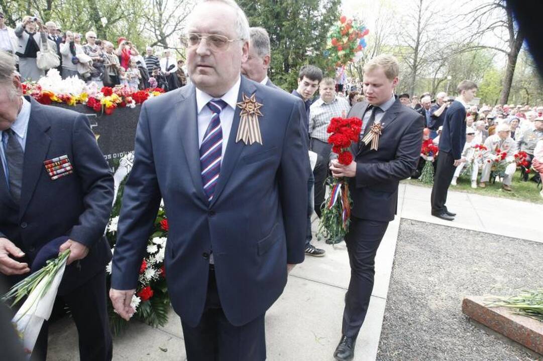 Klaipėdiečiai paminėjo  Pergalės dieną   
