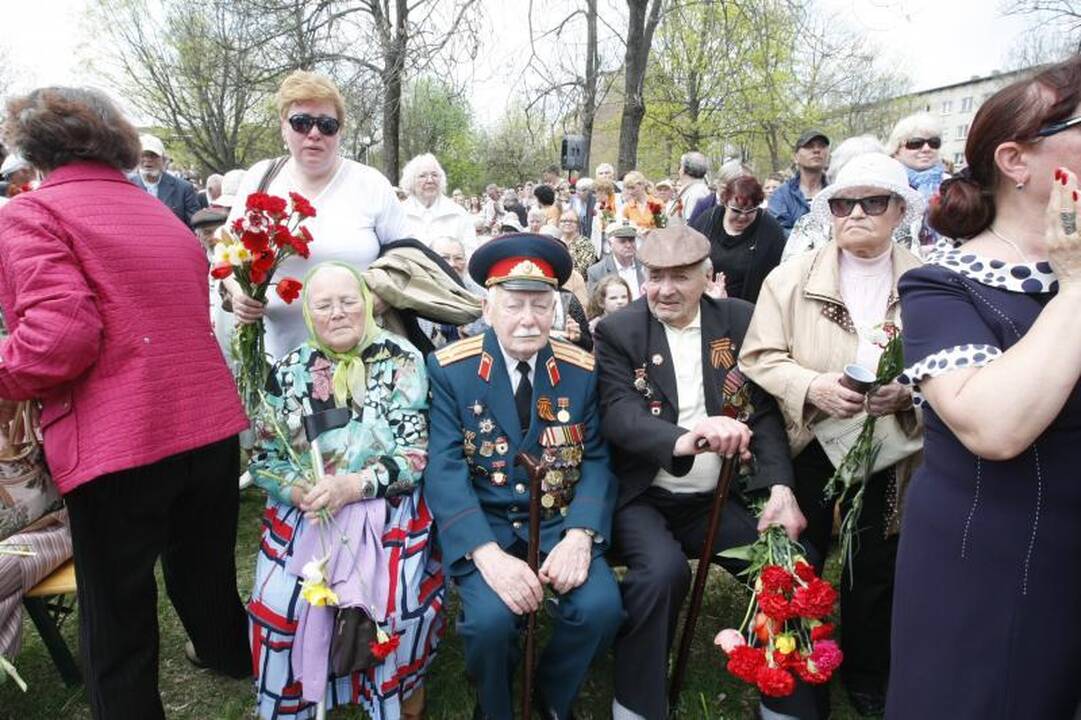 Klaipėdiečiai paminėjo  Pergalės dieną   