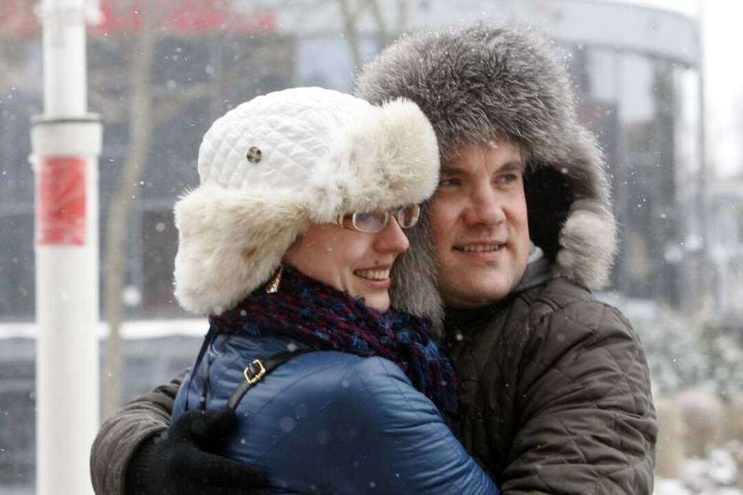 Velykų linksmybėms Palangoje sutrukdė sniegas 