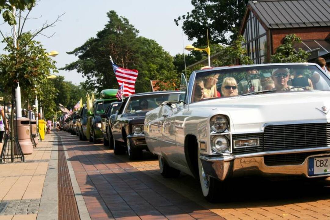 Amerikietiškų automobilių mėgėjai šturmuos Palangą