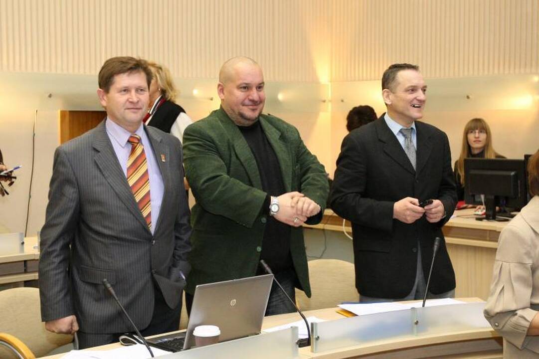 A.Kupčinskas kukliai inauguruotas Kauno meru