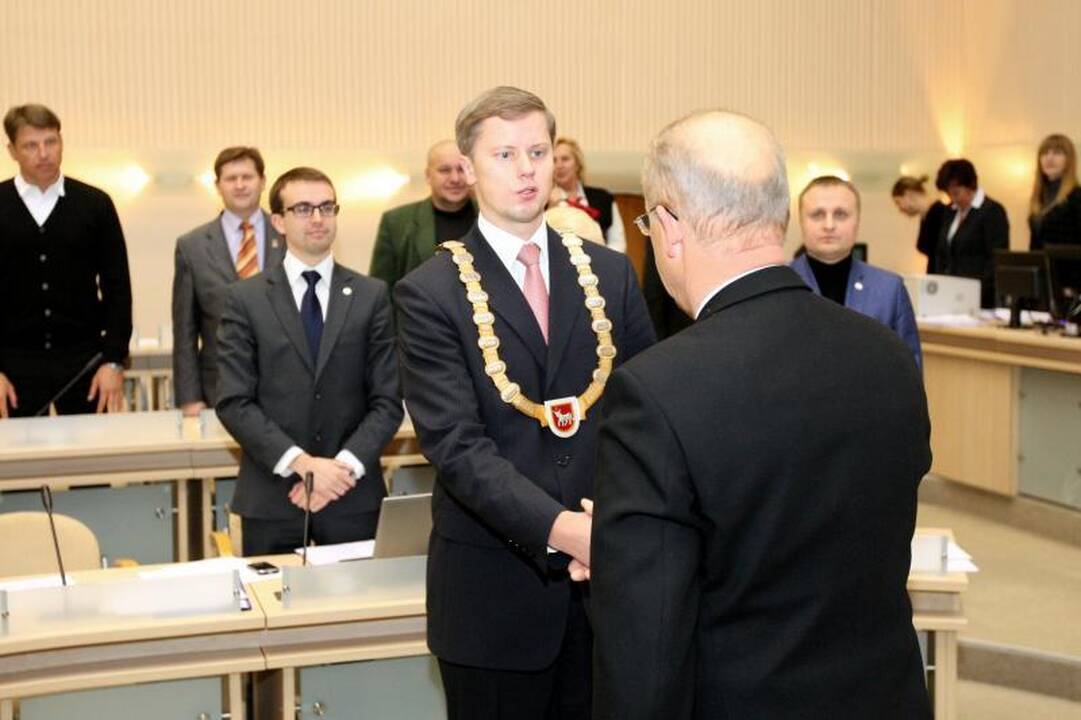 A.Kupčinskas kukliai inauguruotas Kauno meru