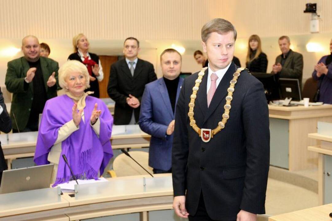 A.Kupčinskas kukliai inauguruotas Kauno meru