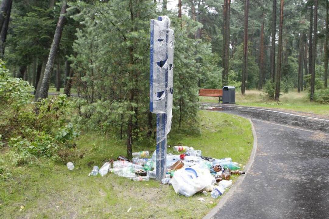 Klaipėdos poilsio parke – vandalų baimė