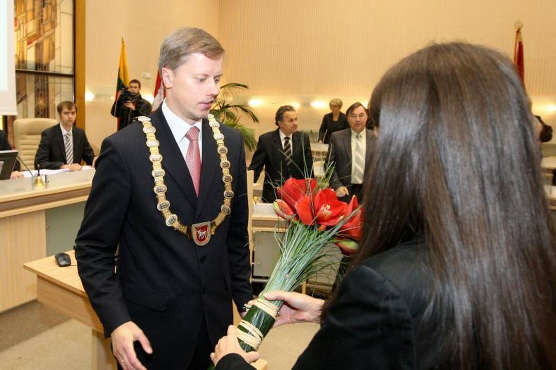 A.Kupčinskas kukliai inauguruotas Kauno meru