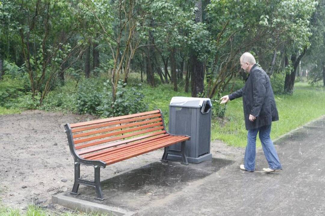 Klaipėdos poilsio parke – vandalų baimė
