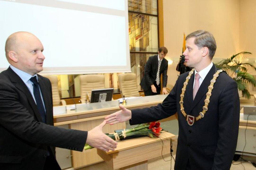 A.Kupčinskas kukliai inauguruotas Kauno meru