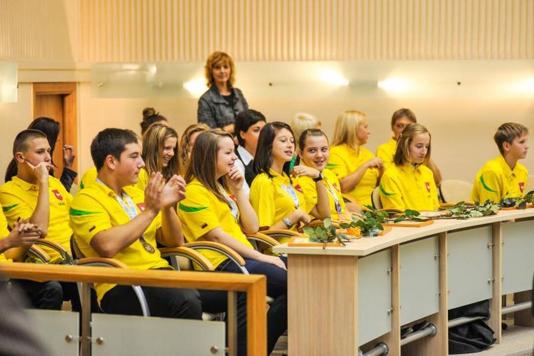 Kauniečiams Pietų Korėjoje teko rungtis ir pliaupiant liūčiai