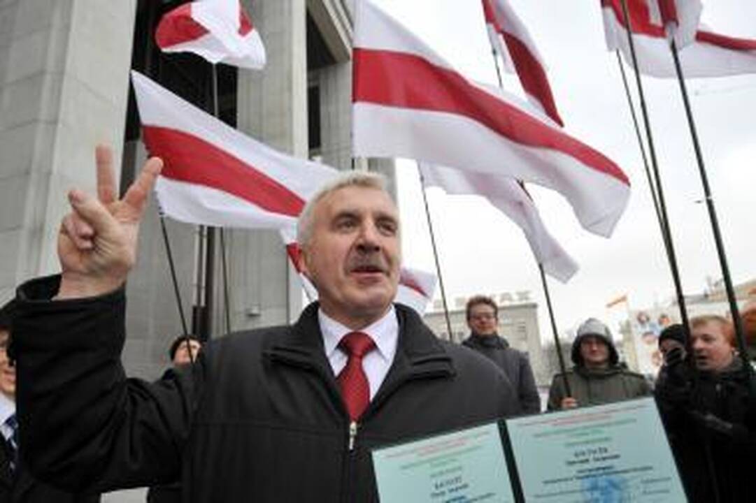 Opozicijos kandidatas į Baltarusijos prezidentus žada išvesti šalį iš sąjungos su Rusija