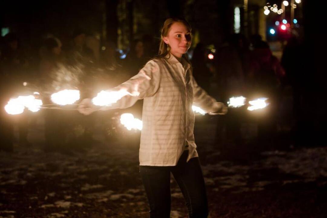 Šventaragio slėnyje pagoniškomis apeigomis pasitiktas pavasaris