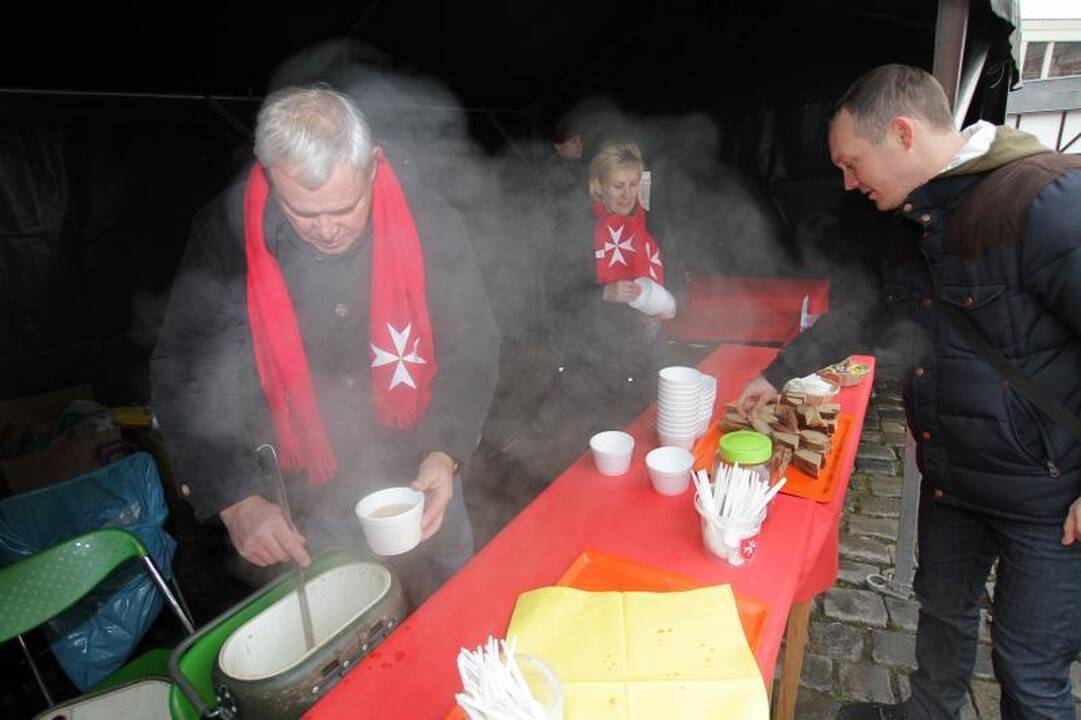 Maltiečiai savo gerumo akciją pradėjo Klaipėdoje (papildyta)