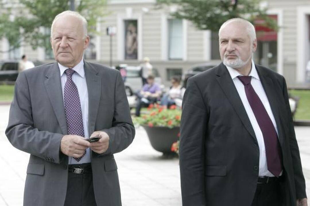 Mitinge Vilniuje valdžia kritikuota kaukšint plaktuku