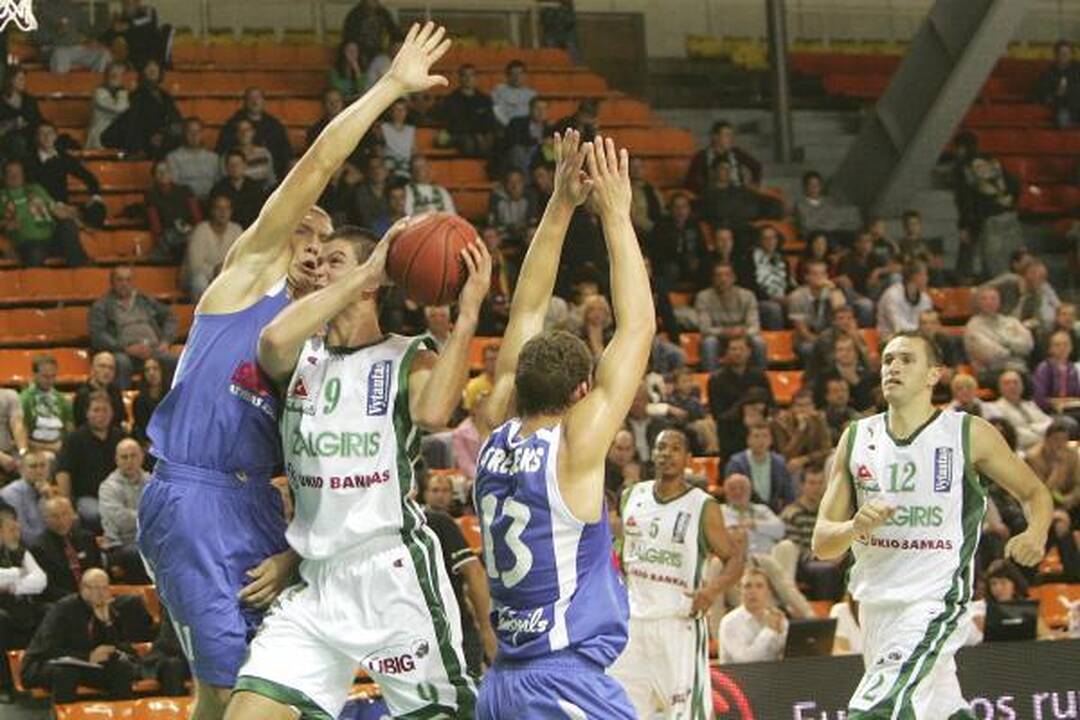 „Žalgiris“ - „Ventspils“: pergalė 81:69 (papildyta)