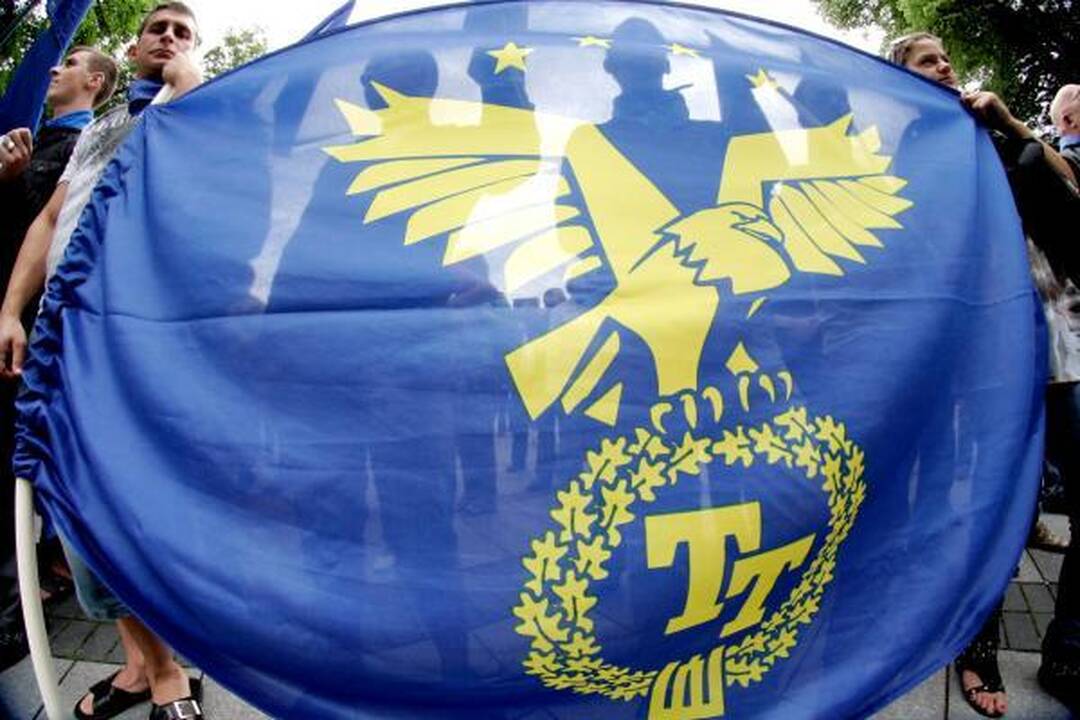 Mitinge Vilniuje valdžia kritikuota kaukšint plaktuku