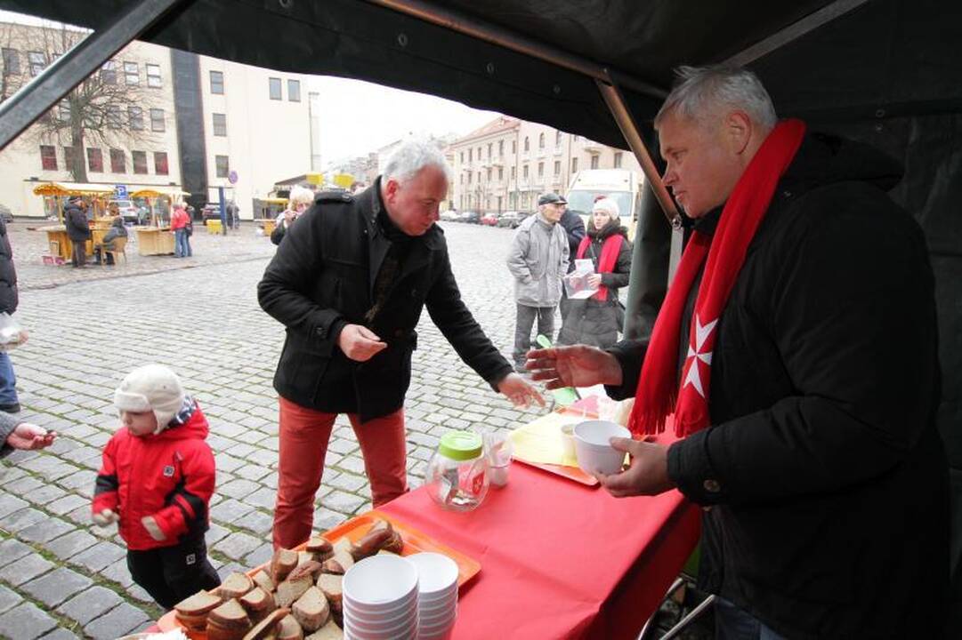 Maltiečiai savo gerumo akciją pradėjo Klaipėdoje (papildyta)