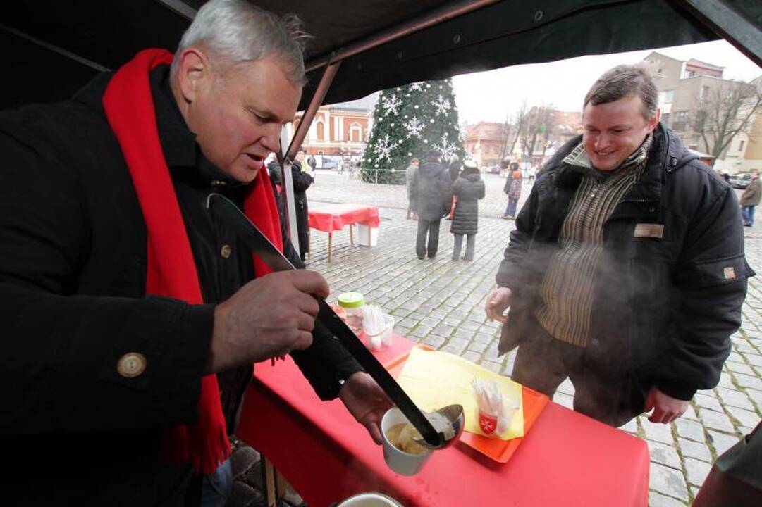 Maltiečiai savo gerumo akciją pradėjo Klaipėdoje (papildyta)