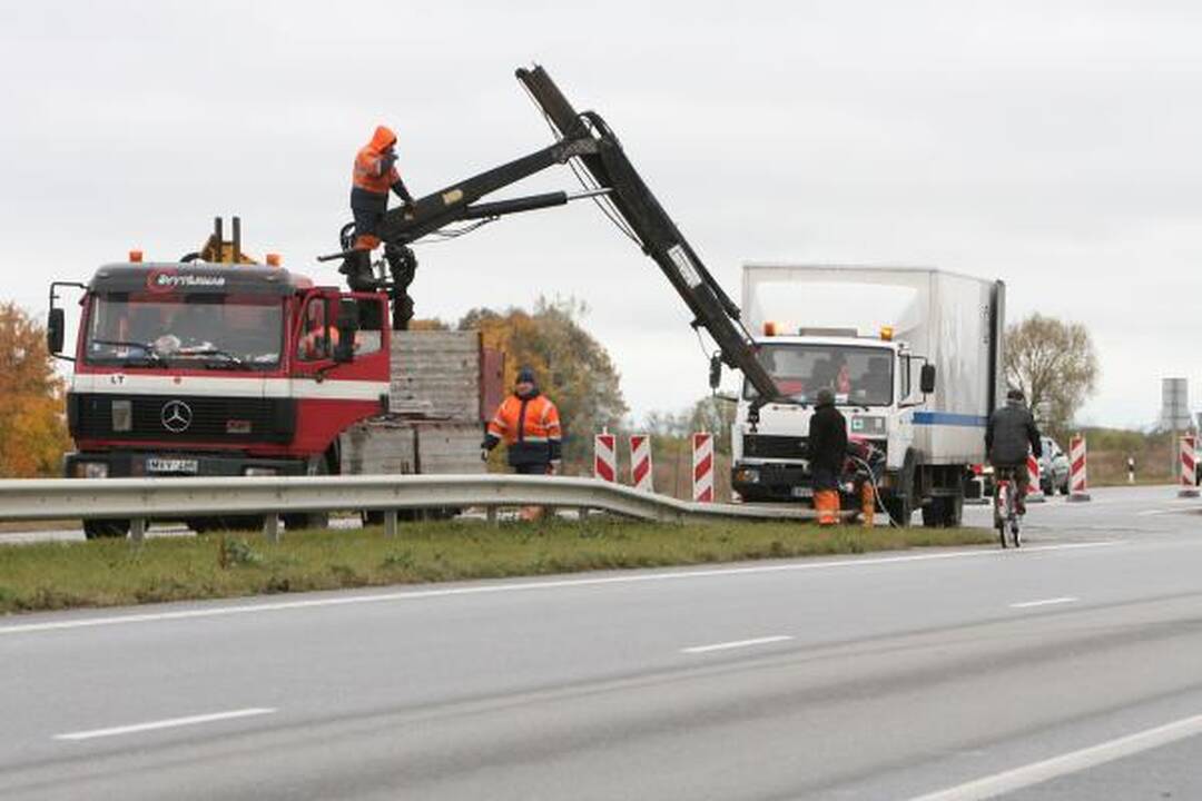Kelyje į Palangą neliko posūkių į kairę