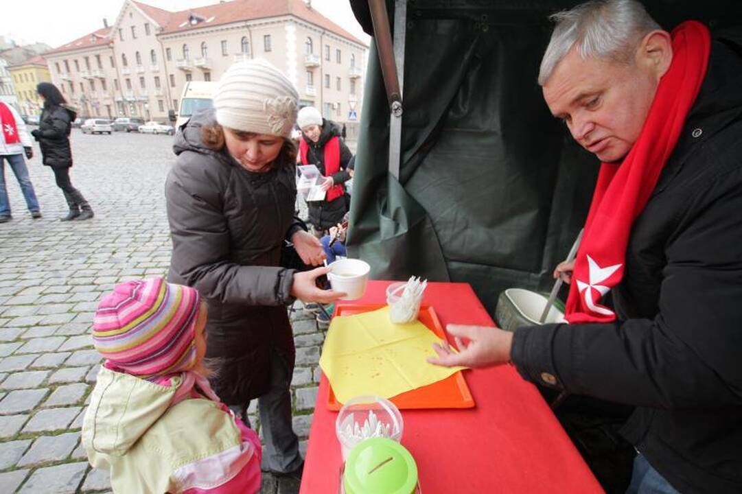 Maltiečiai savo gerumo akciją pradėjo Klaipėdoje (papildyta)
