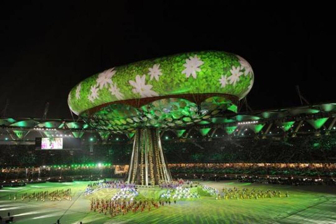 Delyje įspūdinga atidarymo ceremonija prasidėjo Sandraugos žaidynės
