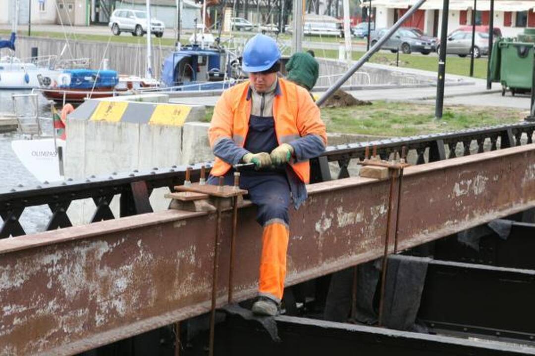 Pasukamasis tiltelis jau savo vietoje