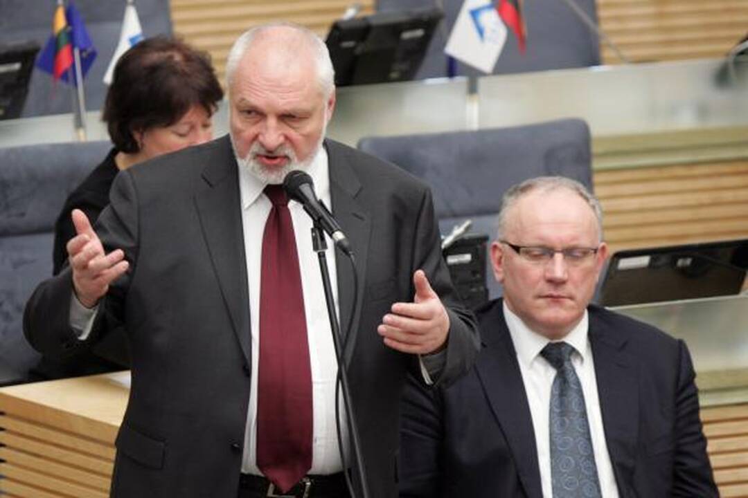 A.Kubilius: sumažinus pensijas pensininkai gyvens geriau nei praėjusių metų pradžioje  
