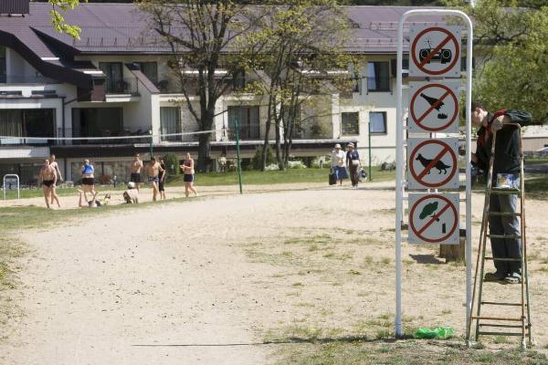 Vilniaus paplūdimiai ruošiami vasarai