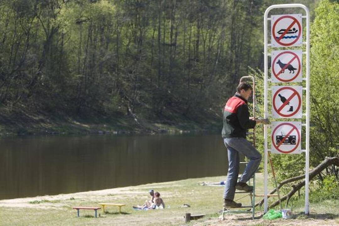 Vilniaus paplūdimiai ruošiami vasarai