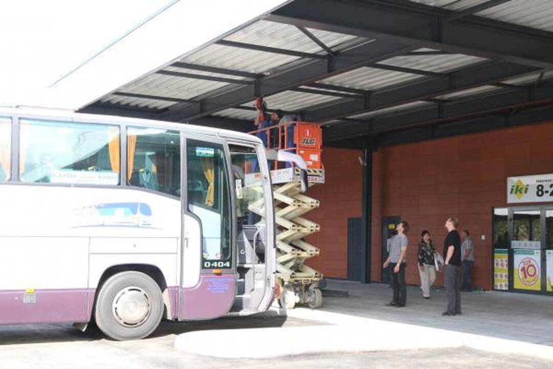 Klaipėdos autobusų stotis atvėrė duris keleiviams