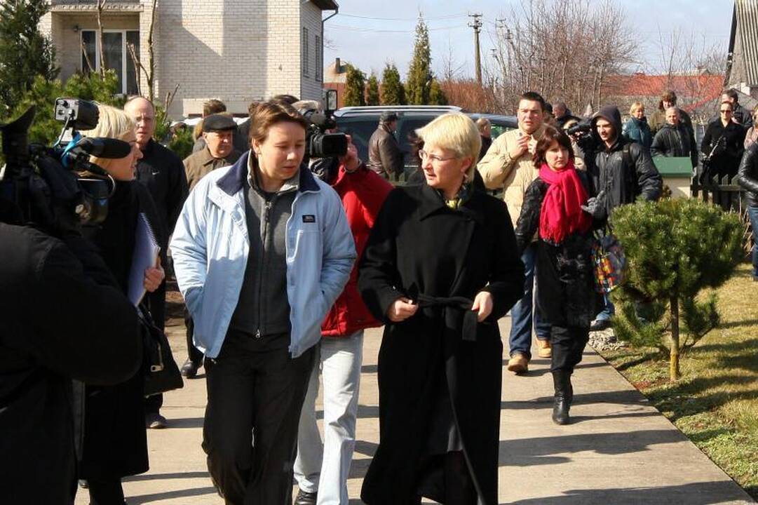 Policija: klykti pradėjo A.Skučienė, mergaitė išsigando 