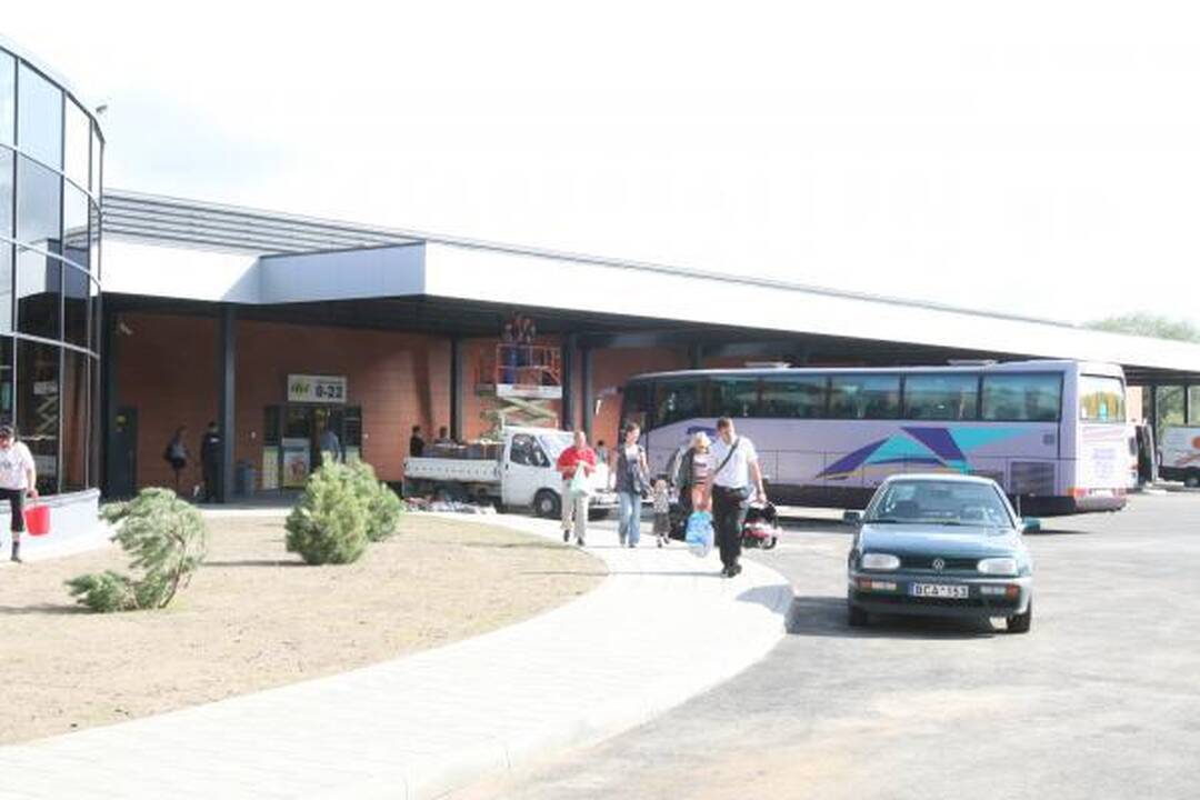Klaipėdos autobusų stotis atvėrė duris keleiviams