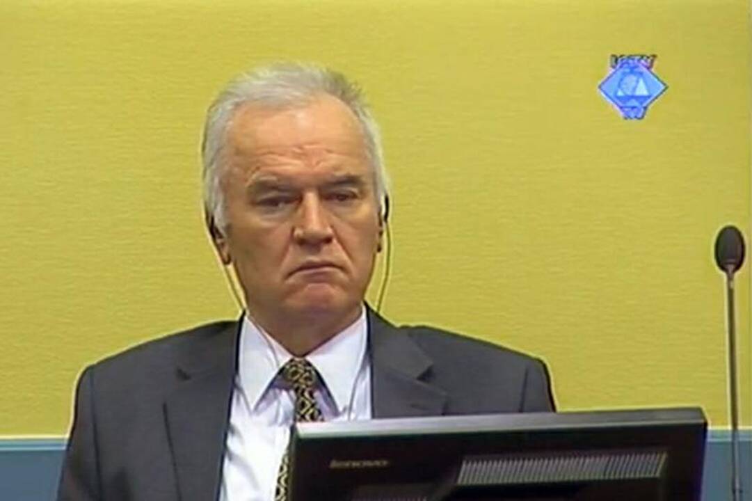 Hagoje prasidėjo Ratko Mladičiaus teismas (papildyta)