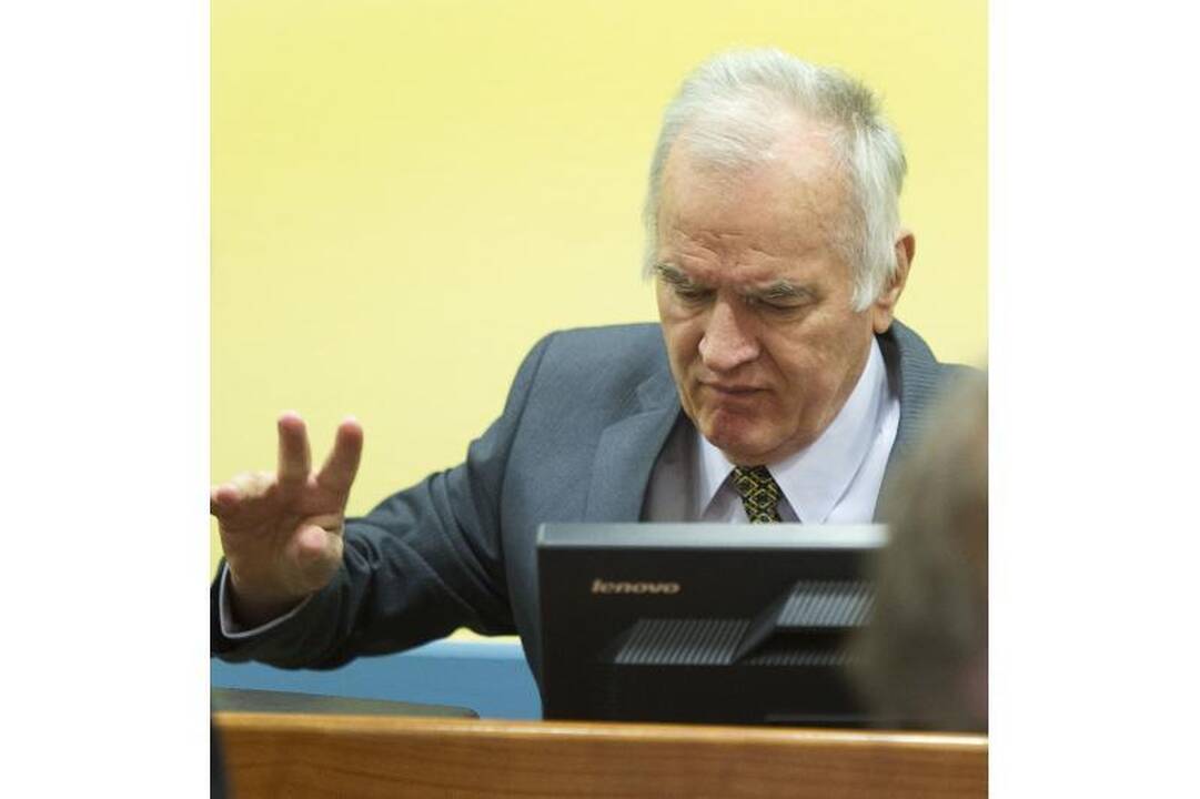 Hagoje prasidėjo Ratko Mladičiaus teismas (papildyta)