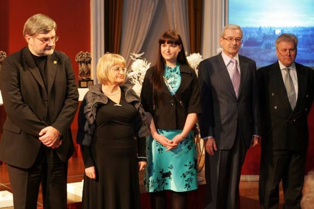 Įteiktos Šv. Kristoforo statulėlės nusipelniusiems vilniečiams