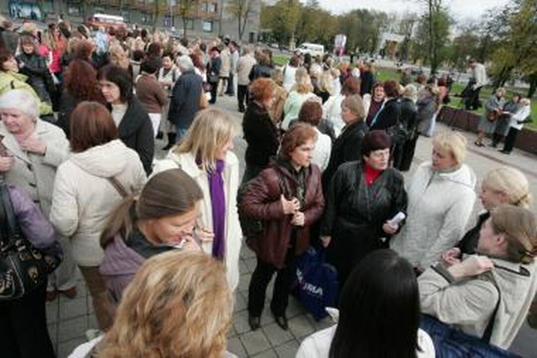 Klaipėdoje planuojamas mokytojų mitingas 