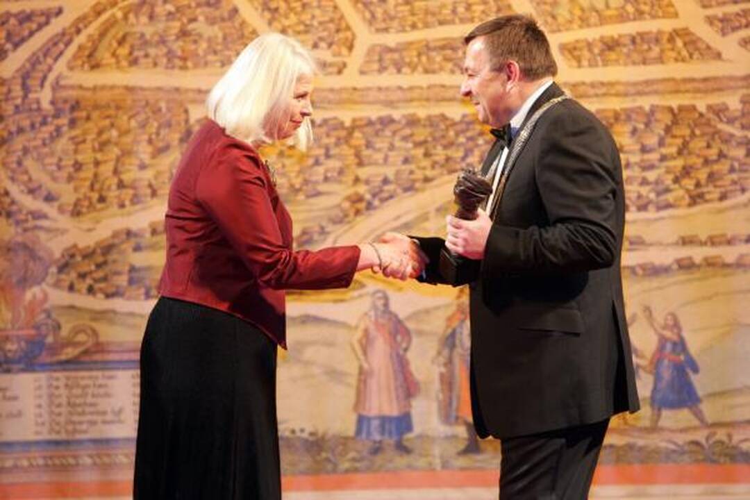 Įteiktos Šv. Kristoforo statulėlės nusipelniusiems vilniečiams
