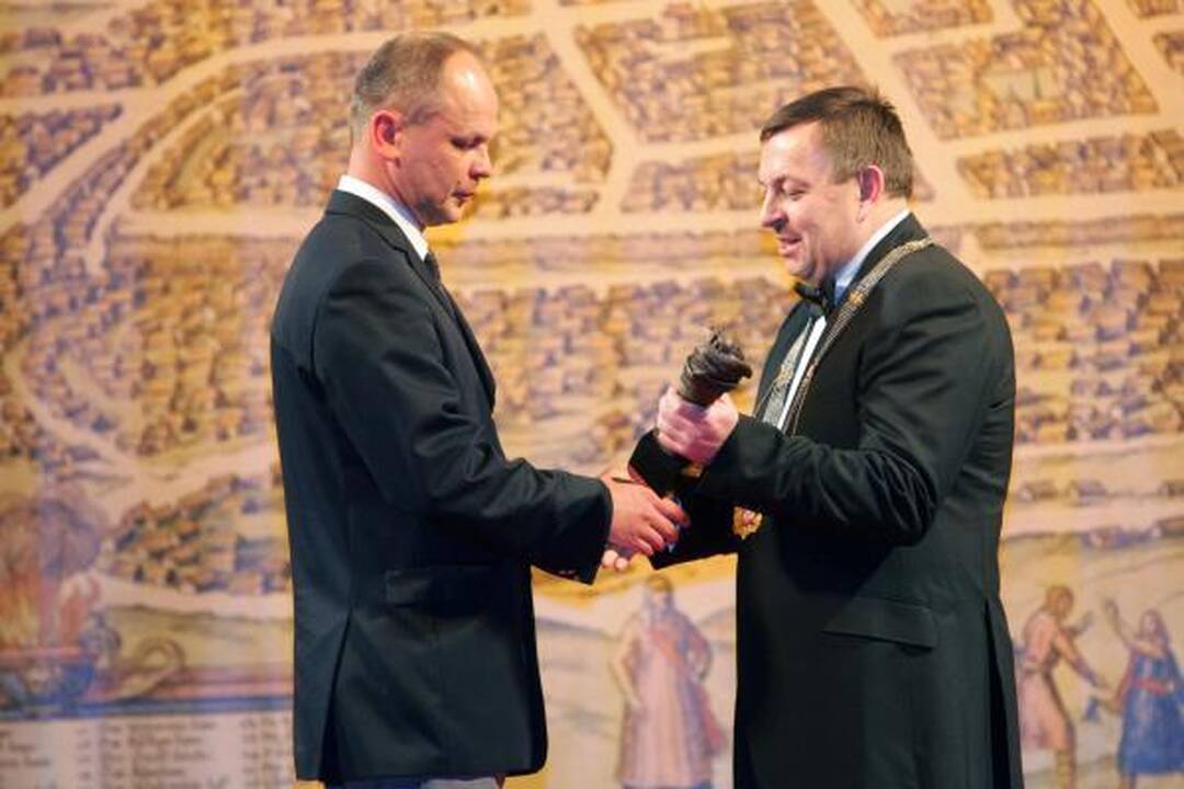 Įteiktos Šv. Kristoforo statulėlės nusipelniusiems vilniečiams