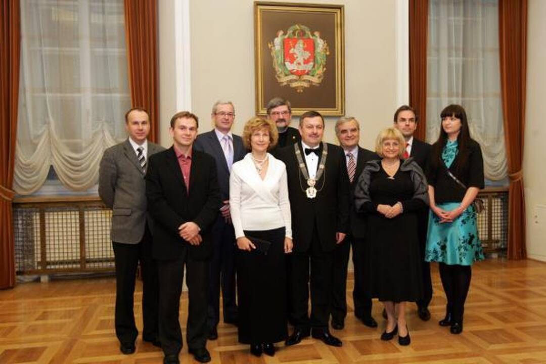 Įteiktos Šv. Kristoforo statulėlės nusipelniusiems vilniečiams