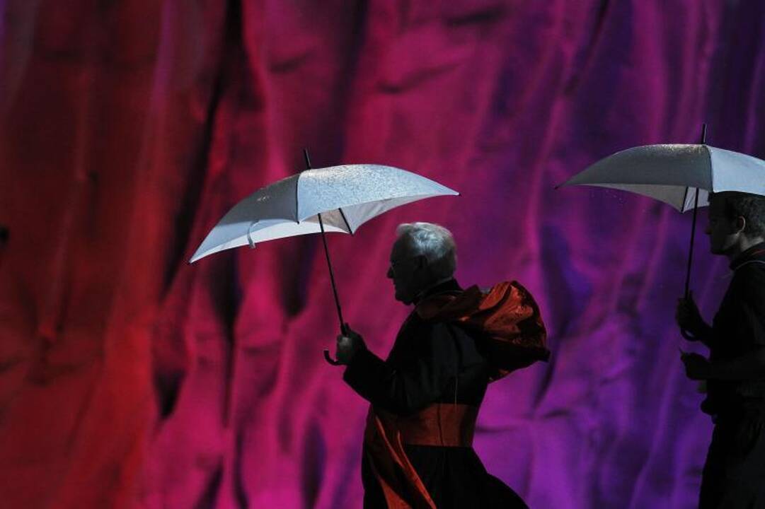 Per jaunimo festivalį Madride popiežių ir maldininkus užklupo audra